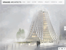 Tablet Screenshot of krausearchitects.com